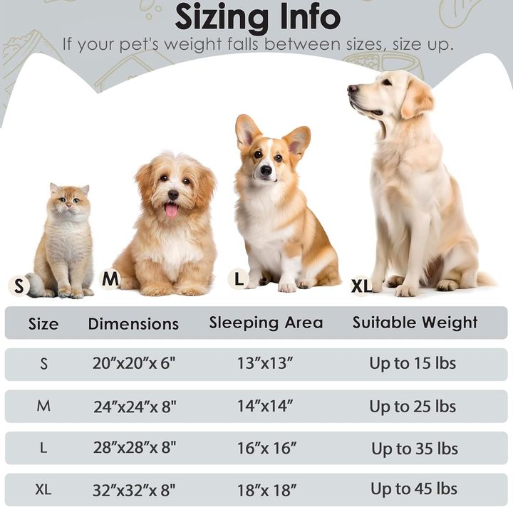 Long Plush Winter Warmth Dogs Bed Anti-Anxiety Washable Round Bed Round Plush Winter Cat Mat Cats Bed for Small Dogs Cats Pets